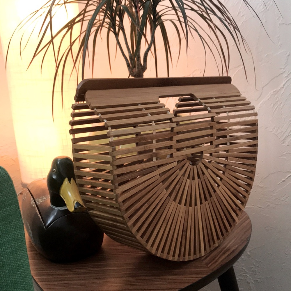 Cult Gaia Gaia's Ark Bamboo Handbag - used twice, kept in original box